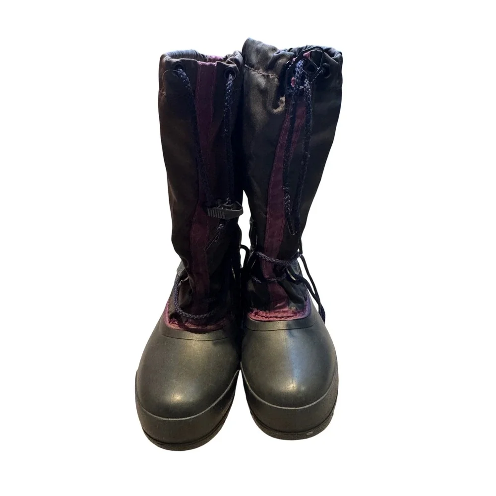 Sorel Youth Size 3 Winter Snow Boots‎ Waterproof Rubber Felt Lined Insulated